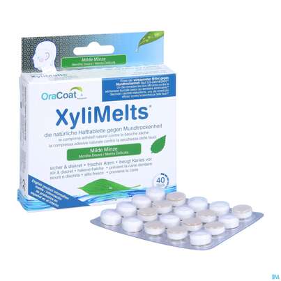 Xylimelts Hafttabl 40s Milde Minze Artikelnr 01ac0034 40st, A-Nr.: 4165413 - 07