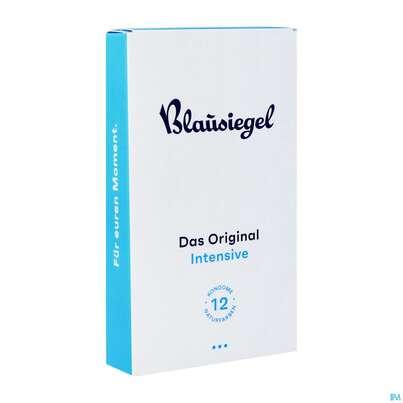 Sie sehen eine Packung Praeservative Blausiegel Intensive 12er 116002 12st, Produktbild: 02 Praeservative Blausiegel Intensive 12er 116002 12st, A-Nr.: 2399615 - 02