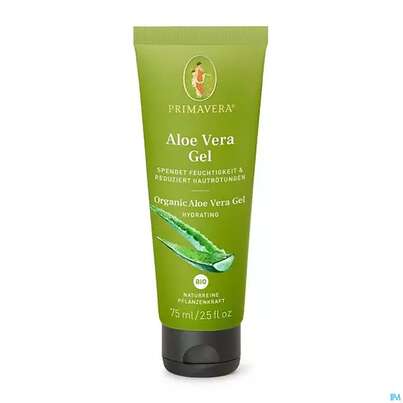 Sie sehen eine Packung Primavera Bio/aloe Vera Gel 75ml, Produktbild: 01 Primavera Bio/aloe Vera Gel 75ml, A-Nr.: 5750183 - 01