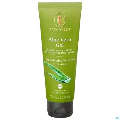Sie sehen eine Packung Primavera Bio/aloe Vera Gel 75ml, Produktbild: 02 Primavera Bio/aloe Vera Gel 75ml, A-Nr.: 5750183 - 02