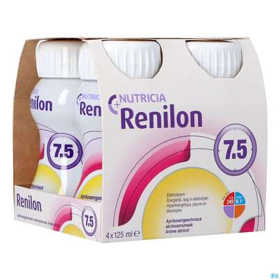 Renilon 125ml Vitalflasche 7.5 Aprikose 4st, A-Nr.: 4119749 - 06