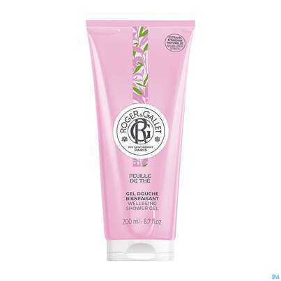 Sie sehen eine Packung Roger & Gallet Feuille De The Showergel 200ml, Produktbild: 03 Roger & Gallet Feuille De The Showergel 200ml, A-Nr.: 5669044 - 03