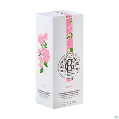 Sie sehen eine Packung Roger&gallet Wasser Rose Duftendes Wohlfühl-wasser 100ml, Produktbild: 05 Roger&gallet Wasser Rose Duftendes Wohlfühl-wasser 100ml, A-Nr.: 5668978 - 05