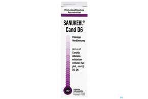 Sie sehen eine Packung Sanukehl Cand Tropfen D6 10ml, Produktbild: 01 Sanukehl Cand Tropfen D6 10ml, A-Nr.: 2083220 - 01