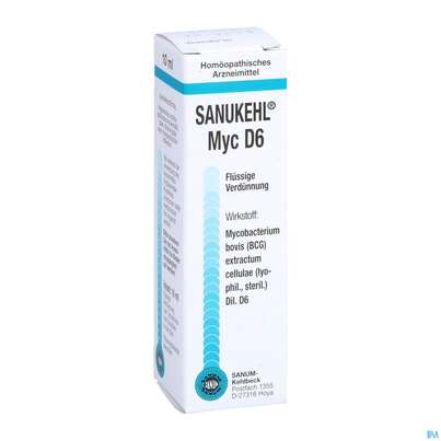 Sie sehen eine Packung Sanukehl Myc Tropfen D6 10ml, Produktbild: 03 Sanukehl Myc Tropfen D6 10ml, A-Nr.: 2483617 - 03