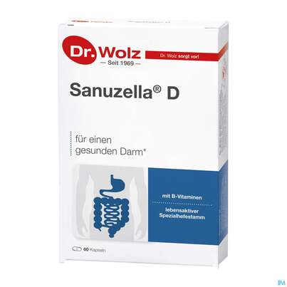 Sie sehen eine Packung Sanuzella D Kapseln Dr.wolz Nr.60634 60st, Produktbild: 02 Sanuzella D Kapseln Dr.wolz Nr.60634 60st, A-Nr.: 3693535 - 02