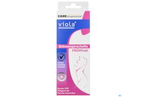 Sie sehen eine Packung Schwangerschaftstest Viola Fruehtest 1st, Produktbild: 01 Schwangerschaftstest Viola Fruehtest 1st, A-Nr.: 3021853 - 01