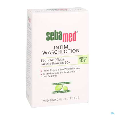 Sie sehen eine Packung Sebamed Intim Waschlotion Ph 6,8 200ml, Produktbild: 03 Sebamed Intim Waschlotion Ph 6,8 200ml, A-Nr.: 4084991 - 03