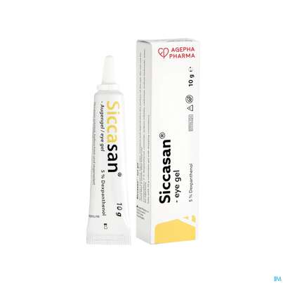 Sie sehen eine Packung Augengel Siccasan Ce 10g, Produktbild: 05 Augengel Siccasan Ce 10g, A-Nr.: 4249736 - 05