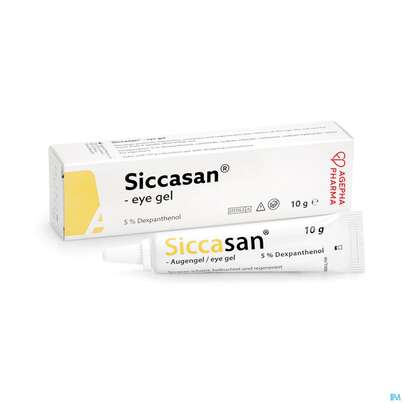 Sie sehen eine Packung Augengel Siccasan Ce 10g, Produktbild: 04 Augengel Siccasan Ce 10g, A-Nr.: 4249736 - 04