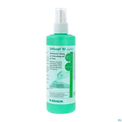 Sie sehen eine Packung Softasept Bz Farblos 250ml Art.nr. 180237 1st, Produktbild: 02 Softasept Bz Farblos 250ml Art.nr. 180237 1st, A-Nr.: 5463383 - 02