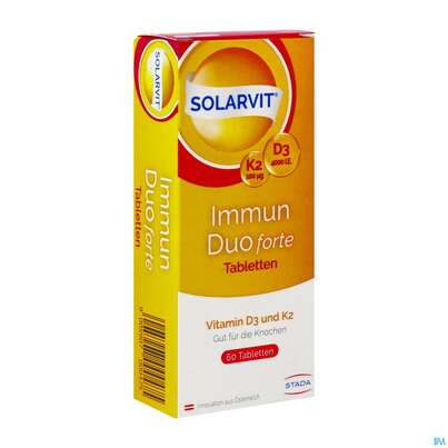 D3 Tabl Solarvit K2 Immun Duo Forte 60st, A-Nr.: 4899598 - 02
