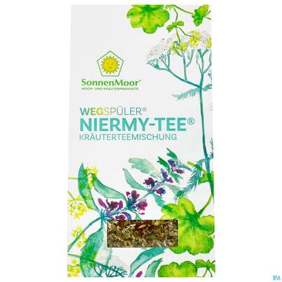 Sie sehen eine Packung Sonnenmoor Tee Lose Niermy 50g, Produktbild: 01 Sonnenmoor Tee Lose Niermy 50g, A-Nr.: 5207177 - 01