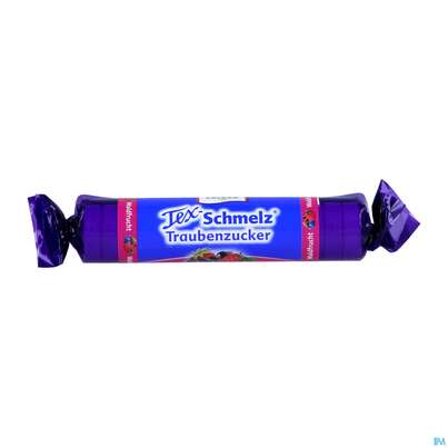 Sie sehen eine Packung Tex-schmelz Traubenzucker Rolle Waldfrucht 33g, Produktbild: 01 Tex-schmelz Traubenzucker Rolle Waldfrucht 33g, A-Nr.: 4517390 - 01