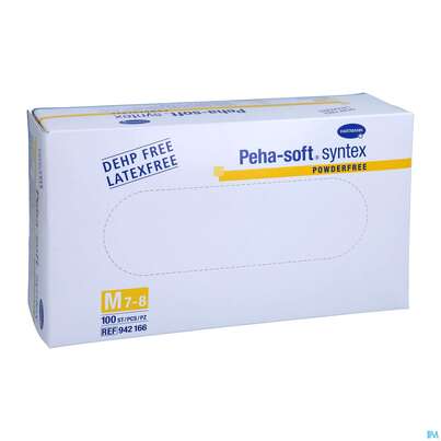 Untersuchungshandschuhe Peha/soft/puderfrei Syntex Unsteril Mittel M 94216 100st, A-Nr.: 3700873 - 05