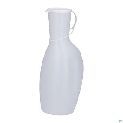 Sie sehen eine Packung Urinflaschen -bstaendig F Maenner +deckel Dreieckig Hpe 1st, Produktbild: 01 Urinflaschen -bstaendig F Maenner +deckel Dreieckig Hpe 1st, A-Nr.: 1847081 - 01