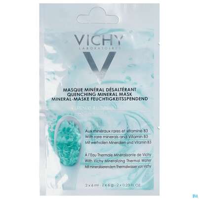 Sie sehen eine Packung Vichy Purete Thermale Maske/duo-sachet Feuchtigkeit 12ml, Produktbild: 01 Vichy Purete Thermale Maske/duo-sachet Feuchtigkeit 12ml, A-Nr.: 4491839 - 01