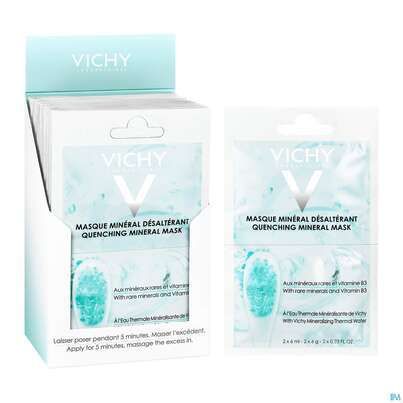 Sie sehen eine Packung Vichy Purete Thermale Maske/duo-sachet Feuchtigkeit 12ml, Produktbild: 03 Vichy Purete Thermale Maske/duo-sachet Feuchtigkeit 12ml, A-Nr.: 4491839 - 03
