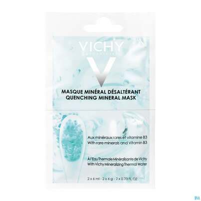 Sie sehen eine Packung Vichy Purete Thermale Maske/duo-sachet Feuchtigkeit 12ml, Produktbild: 04 Vichy Purete Thermale Maske/duo-sachet Feuchtigkeit 12ml, A-Nr.: 4491839 - 04