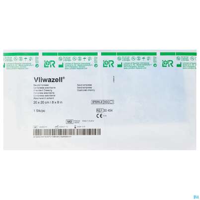 Vliwazell Saugkompresse Steril 20x 20cm 1st, A-Nr.: 0478486 - 01