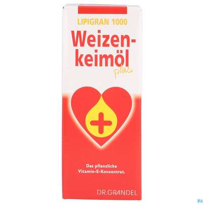 Sie sehen eine Packung Weizenkeim Oel Lipigran Dr.grandel Plus Nr 1636 250ml, Produktbild: 01 Weizenkeim Oel Lipigran Dr.grandel Plus Nr 1636 250ml, A-Nr.: 1761468 - 01