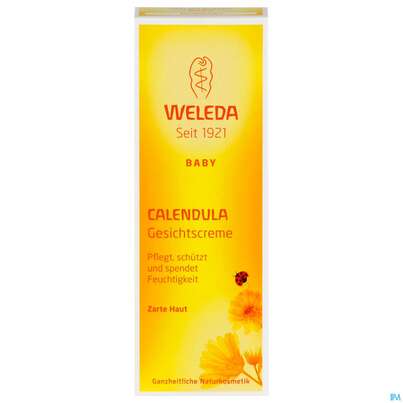 Sie sehen eine Packung Weleda Calendula Gesichtscreme 50ml, Produktbild: 01 Weleda Calendula Gesichtscreme 50ml, A-Nr.: 3015031 - 01