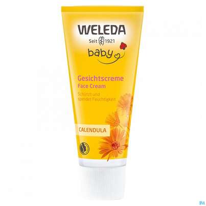 Sie sehen eine Packung Weleda Calendula Gesichtscreme 50ml, Produktbild: 02 Weleda Calendula Gesichtscreme 50ml, A-Nr.: 3015031 - 02