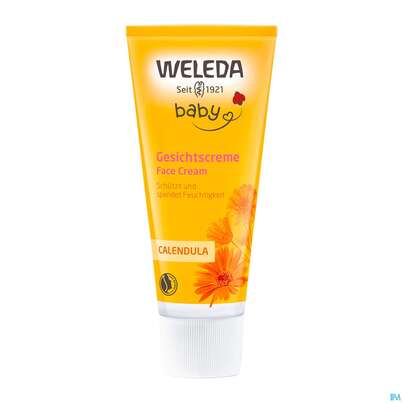 Sie sehen eine Packung Weleda Calendula Gesichtscreme 50ml, Produktbild: 06 Weleda Calendula Gesichtscreme 50ml, A-Nr.: 3015031 - 06
