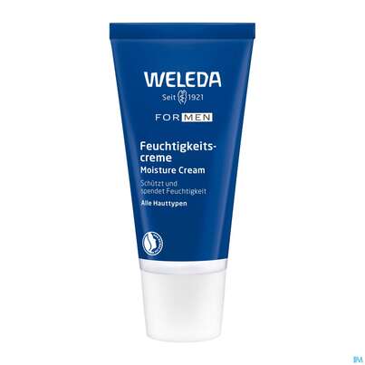 Sie sehen eine Packung Weleda For Men Feuchtigkeitscreme 30ml, Produktbild: 01 Weleda For Men Feuchtigkeitscreme 30ml, A-Nr.: 3144254 - 01