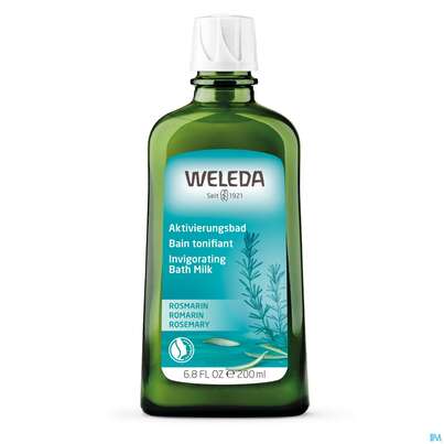 Sie sehen eine Packung Weleda Rosmarin Aktivierungsbad 200ml, Produktbild: 09 Weleda Rosmarin Aktivierungsbad 200ml, A-Nr.: 5034469 - 09