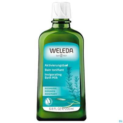 Sie sehen eine Packung Weleda Rosmarin Aktivierungsbad 200ml, Produktbild: 05 Weleda Rosmarin Aktivierungsbad 200ml, A-Nr.: 5034469 - 05
