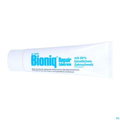 Sie sehen eine Packung Zahncreme Bioniq Repair 75ml, Produktbild: 06 Zahncreme Bioniq Repair 75ml, A-Nr.: 5445095 - 06