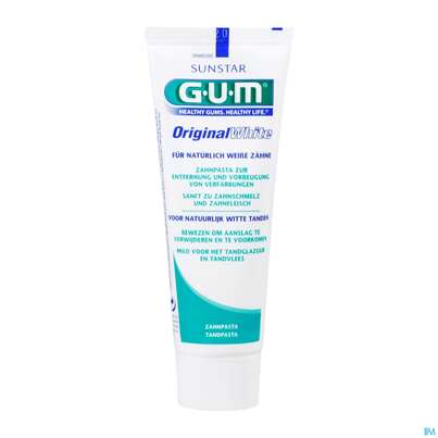 Sie sehen eine Packung Zahnpaste Gum Original White 1745 75ml, Produktbild: 05 Zahnpaste Gum Original White 1745 75ml, A-Nr.: 3115749 - 05